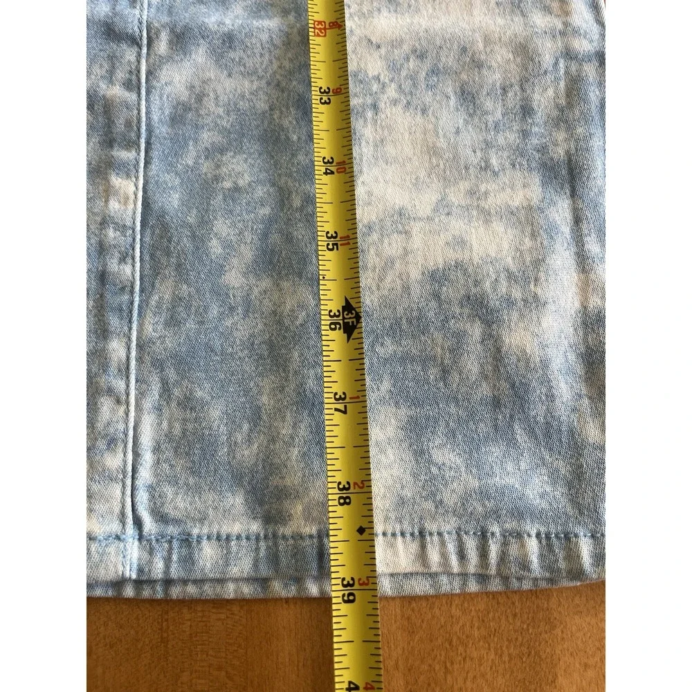 Vintage Guess Acid Wash Denim Vest & Jeans Set Women's Sz M/28 90s Matching Set